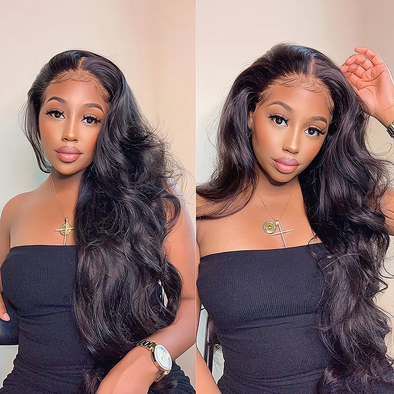 (30inch=$199) 13x4/13x6 Transparent Lace Front Human Hair Wig - Body Wave