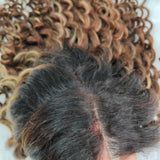 360 HD LACE FRONT Highlight Color WIG WITH Invisible Strap - Kinky Loose Wander Curl