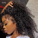 360 HD LACE FRONT WIG WITH Invisible Strap - Curly/Deep Wave/Water Wave/Loose Wave 4c Edge