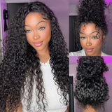 360 HD/TRANSPARENT LACE PRE-PLUCKED HUMAN HAIR WIGS WITH Invisible Strap - CURLY