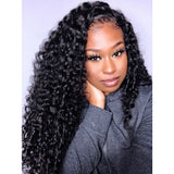 360 HD/Transparent Lace Pre-Plucked Human Hair Wigs with Invisible Strap - Burmese Curly