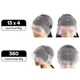 360 Transparent Lace Human Hair Wig - Body Wave Bob