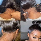 360 Transparent Lace Human Hair Wig - Body Wave Bob