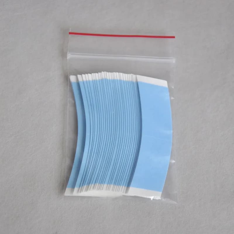 36pcs Blue Double Sided Waterproof Lace Wigs Adhesive Tape Strips