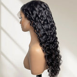 "370 Fitted Cap" HD LACE FRONT WIG WITH Invisible Strap - Indian Wave