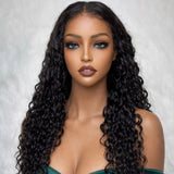 "370 Fitted Cap" HD LACE FRONT WIG WITH Invisible Strap - Indian Wave