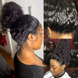 "370 Fitted Cap" HD LACE FRONT WIG WITH Invisible Strap - Water Wave