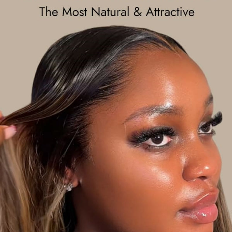 "LAGOS" M-Shaped HAIRLINE 360 HD Lace Invisible Strap Highlight Color Wig - Straight