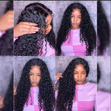 Remy Hair High Quality 5x5 HD Lace Closure Raw Hair Wig - Curly