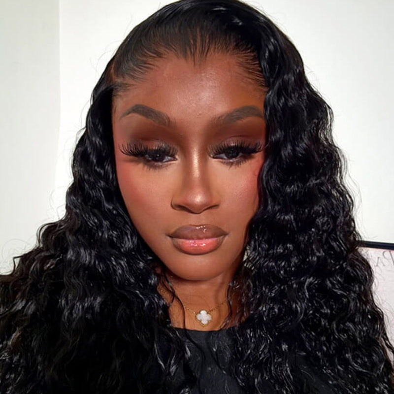 "LAGOS" M-Shaped HAIRLINE 360 HD Lace Invisible Strap Wig - Water Wave