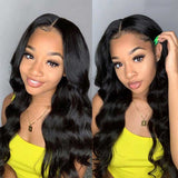 Hannah 13x4 Transparent Lace Front Human Hair Wig - Body Wave