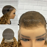 13x4/13x6 HD/Transparent Lace Front Pre-plucked Hairline 150%180%250% Highlight Color Wig - Loose Wave