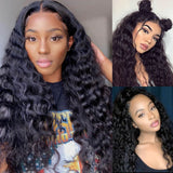 "3D DOME CAP" 9x6 HD Lace Upgraded Hairline C-shape Ear Glueless Wig with Drawcord - Loose Wave