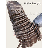 "3D DOME CAP" 9x6 HD Lace Upgraded Hairline C-shape Ear Glueless Wig with Drawcord - Loose Wave