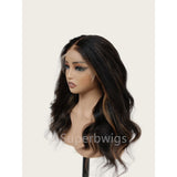 "3D DOME CAP" 9x6 HD Lace Upgraded Hairline C-shape Ear Glueless Wig with Drawcord - Kinky Wave