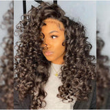 "3D DOME CAP" 9x6 HD Lace Upgraded Hairline C-shape Ear Glueless Wig with Drawstring - Bouncy Curl