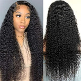 "3D DOME CAP" 9x6 HD  Lace Upgraded Hairline C-shape Ear Glueless Wig with Drawcord - Curly