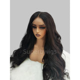 "3D DOME CAP" 9x6 HD Lace Upgraded Hairline C-shape Ear Glueless Wig with Drawcord - Kinky Wave