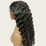 "3D DOME CAP" 9x6 HD Lace Upgraded Hairline C-shape Ear Glueless Wig with Drawcord - Loose Wave