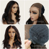 "3D DOME CAP" 9x6 HD Lace Upgraded Hairline C-shape Ear Glueless Wig with Drawcord - Kinky Wave