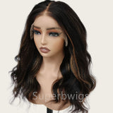 "3D DOME CAP" 9x6 HD Lace Upgraded Hairline C-shape Ear Glueless Wig with Drawcord - Kinky Wave