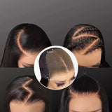 "3D DOME CAP" 9x6 HD Lace Upgraded Hairline C-shape Ear Highlight Color Wig with Drawstring - Water Wave