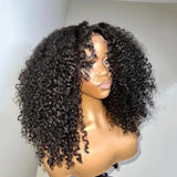 BYE~BYE~KNOTS HD SWISS LACE 5X5 CLOSURE LACE WIG - Layer Curly