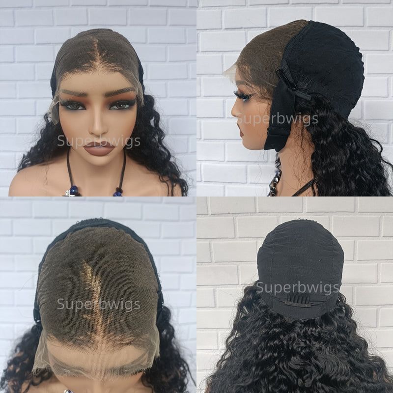 9x6/7x5 Closure Pre-Cut HD Swiss Lace Lace Upgraded Hairline Glueless Wig - Burmese Curly