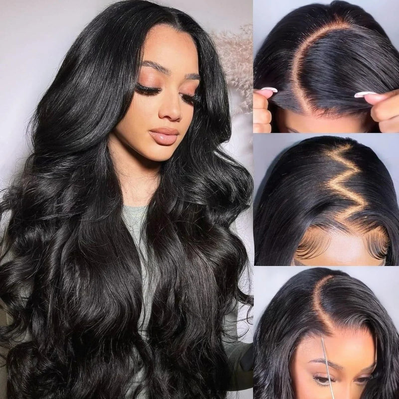 Bye~Bye~KNOTS HD Swiss Lace 13x6 Frontal Upgraded Hairline Wig - Body Wave