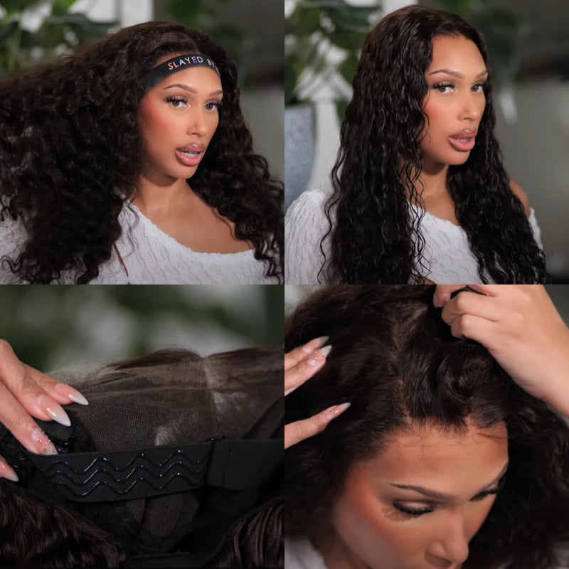 9x6 Closure Pre-Cut HD Swiss Lace Lace Upgraded Hairline Glueless Wig - Loose Wave