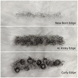 Bye~Bye~KNOTS HD Lace 13x6 Fitted Cap Ear Tap Wig - Yaki Wave with Curly/4c/New Born Edge
