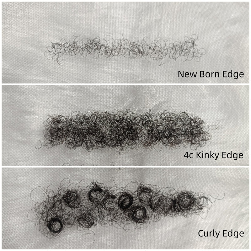 Bye~Bye~KNOTS HD Lace 13x6 Fitted Cap Ear Tap Wig - Yaki Wave with Curly/4c/New Born Edge