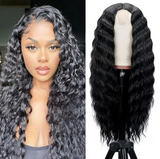 4x4/13x4/13x6/Full Frontal/360/Full Lace Transparent Lace Jet Black 1# Color Wig - Loose Wave