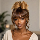 4x4/13x4 Transparent Lace Front Pre-plucked Color Wig -  Body Wave Wavy