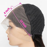 4x4/13x6/Full Frontal/360/Full Lace Transparent Lace Jet Black 1# Color Wig - Body Wave