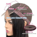 [50% OFF]HALF PRICE /// 4x4 / 5x5 Transparent Lace Highlight Color BOB with Bang Wig - Straight