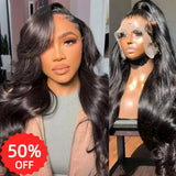 [50% OFF]HALF PRICE /// 13X4 HD Lace Full Frontal Upgraded Pre-plucked Wig - Body Wave