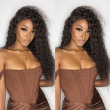 [50% OFF]HALF PRICE/// 13x6 HD Lace 130% Pre-plucked Hide Lace+ Hide Knots Wig -  Curly