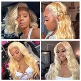 [50% OFF]HALF PRICE /// 13x6 Transparent Lace Front 613 Blonde Lace Front Wig - Body Wave