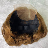 [50% OFF]HALF PRICE /// 4.5x4.5 Transparent Lace  Brown Color Wig - Styled like the picture