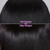 [50% OFF]HALF PRICE /// Full Lace Transparent Lace Human Hair wig - Yaki Straight Bob