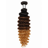 High Quality Virgin Human Hair Bundles Ombre - Deep Wave
