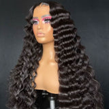 Remy Hair High Quality 5x5 HD Lace Closure Raw Hair Wig - Deep Wave