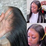 5x5/6x6/13x4/13x6 HD Swiss Lace Frontal and Closure Upgraded Pre-Plucked Hairline - Straight