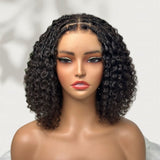 5x5 HD Lace Frontal Boho Braided Human Hair Wig