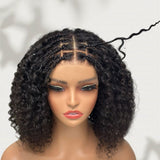 5x5 HD Lace Frontal Boho Braided Human Hair Wig