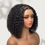 5x5 HD Lace Frontal Boho Braided Human Hair Wig