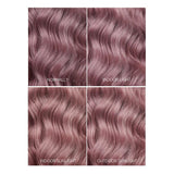 5x5 Transparent Lace Front Pre-plucked Hairline 150%180% Ash Purple Color Wig - Body Wave