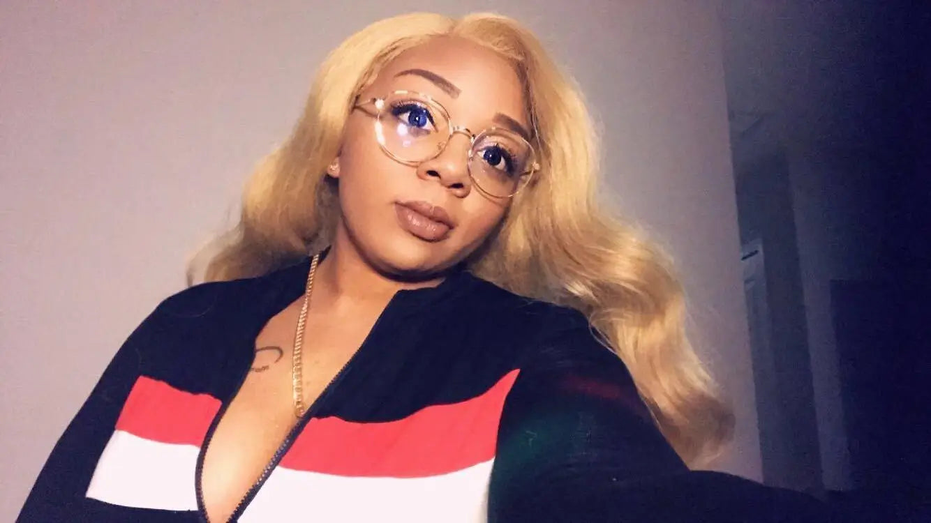 Superbwigs How to: Deep Part Blonde Wig Human Hair Hight Quality 613 bob wig installation