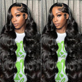 Remy Hair High Quality 13X4/13x6 Full Frontal HD Lace Raw Hair Wig - Body Wave